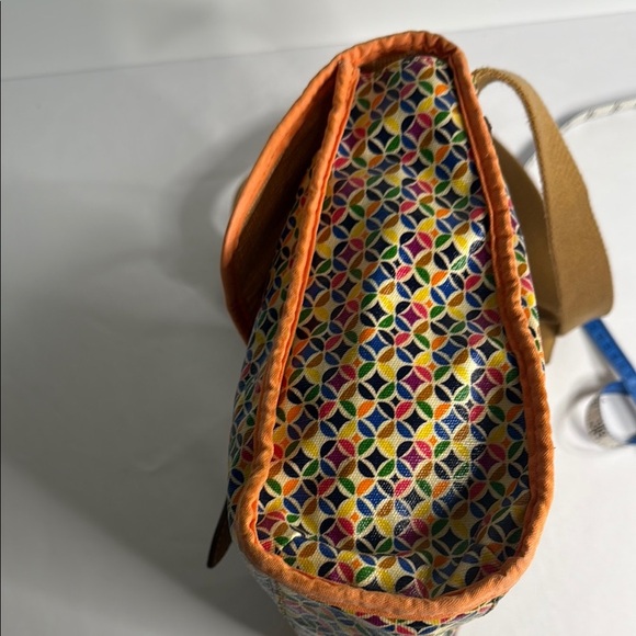 Fossil Orange and Brown Backpack with Timeless Appeal - Picture 7 of 8